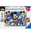 PUZZLE 2X24PZ MICKEY MOUSE